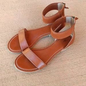 Frye Carson Ankle Zip Sandals